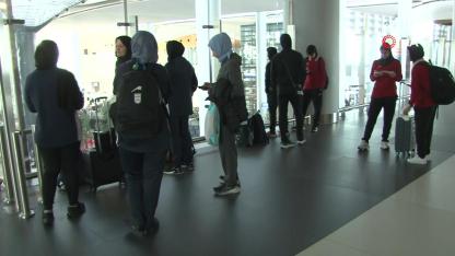 İran Kadın Milli Futbol Takımı İstanbul Havalimanı’na iniş yaptı