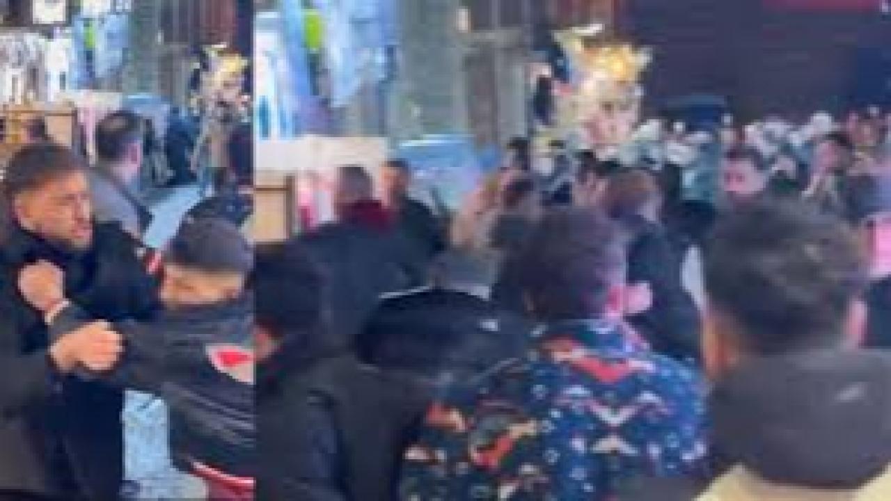 Kapalı Çarşı’da meydan muharebesi... Onlarca kişi birbirine girdi