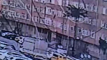 Kayseri’de 5. kattan atlayan bir kişi hayatını kaybetti: O anlar kamerada