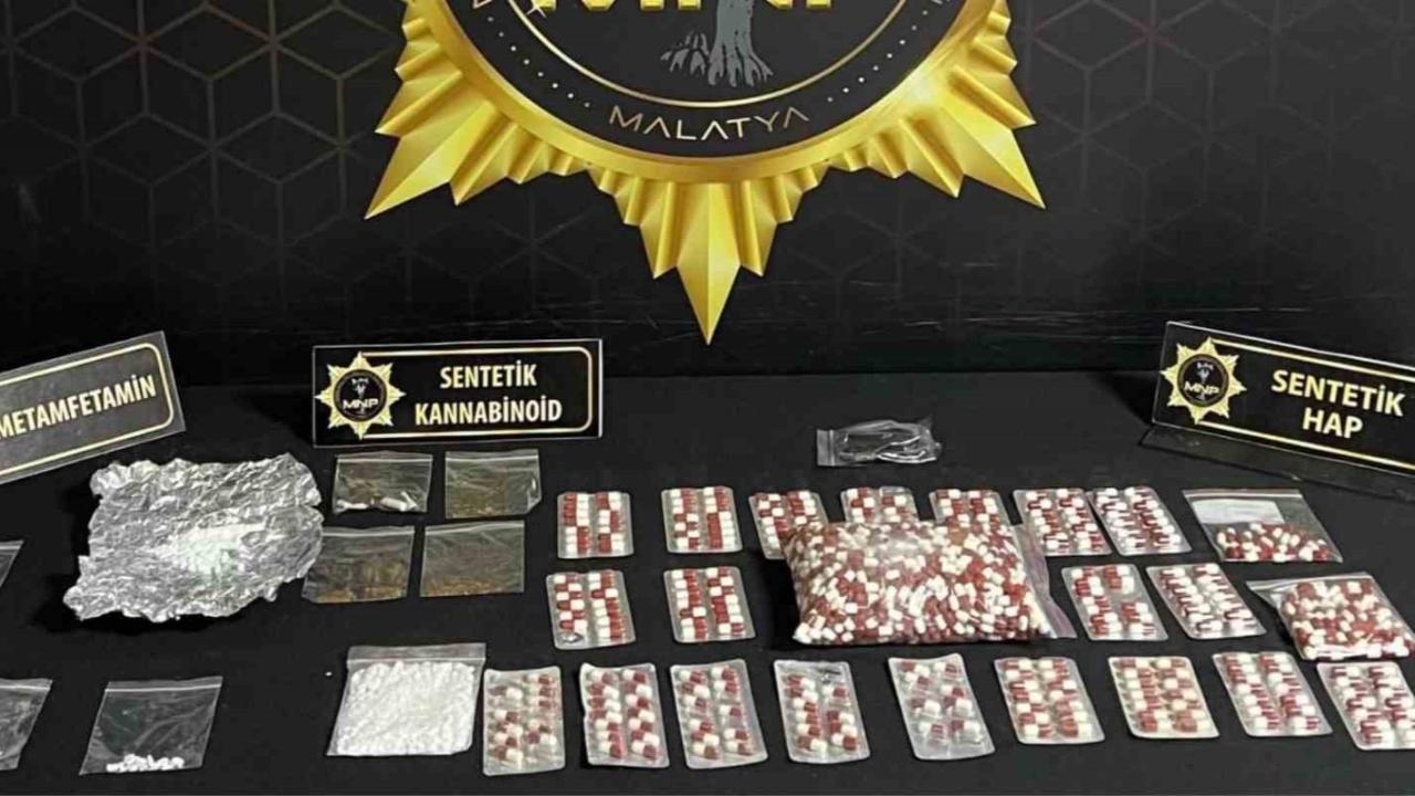 Malatya’da uyuşturucu operasyonu: 8 tutuklama