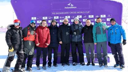 Palandöken’de FIS SBX Snowboard Dünya Kupası zirvesi