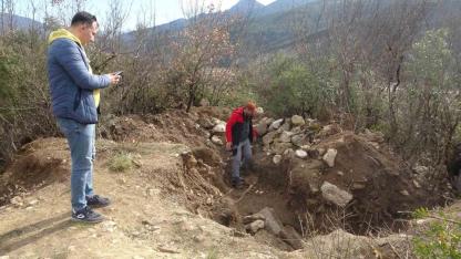 Roma dönemine ait kalıntıların bulunduğu bölge defineciler tarafından tahrip edildi