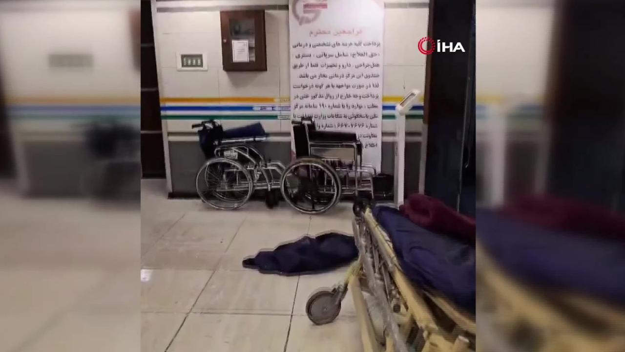 Tahran’da bir hastane vuruldu