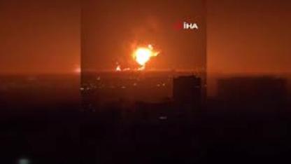 Tahran'da petrol rafinerisine hava saldırısı