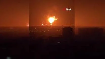 Tahran'da petrol rafinerisine hava saldırısı