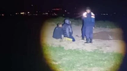 Türbede kaçak kazı yapan 7 şahıs suçüstü yakalandı