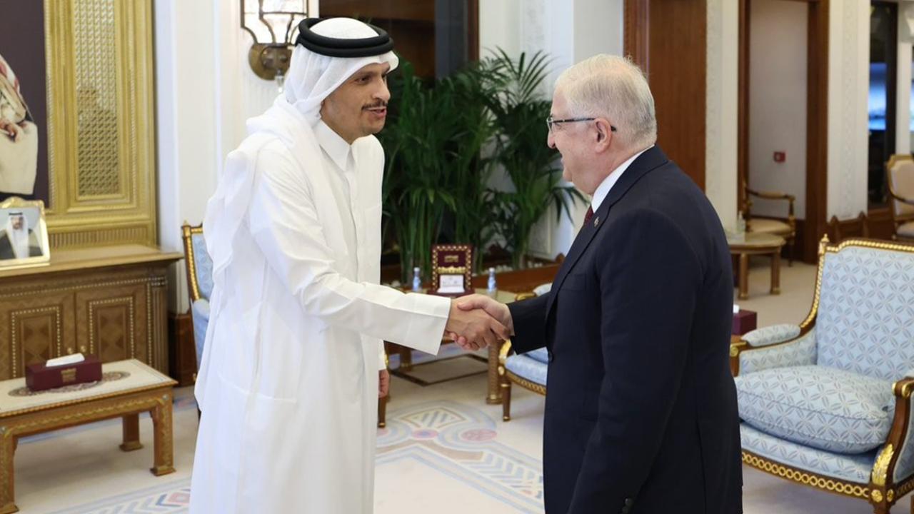 Bakan Güler, Katar Dışişleri Bakanı Al Thani ile görüştü