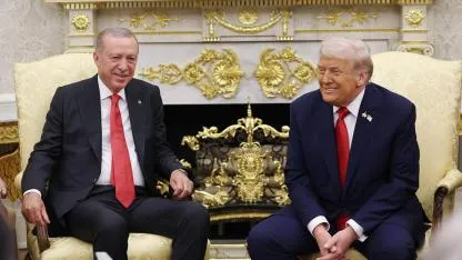 Cumhurbaşkanı Erdoğan, ABD Başkanı Trump ile görüştü