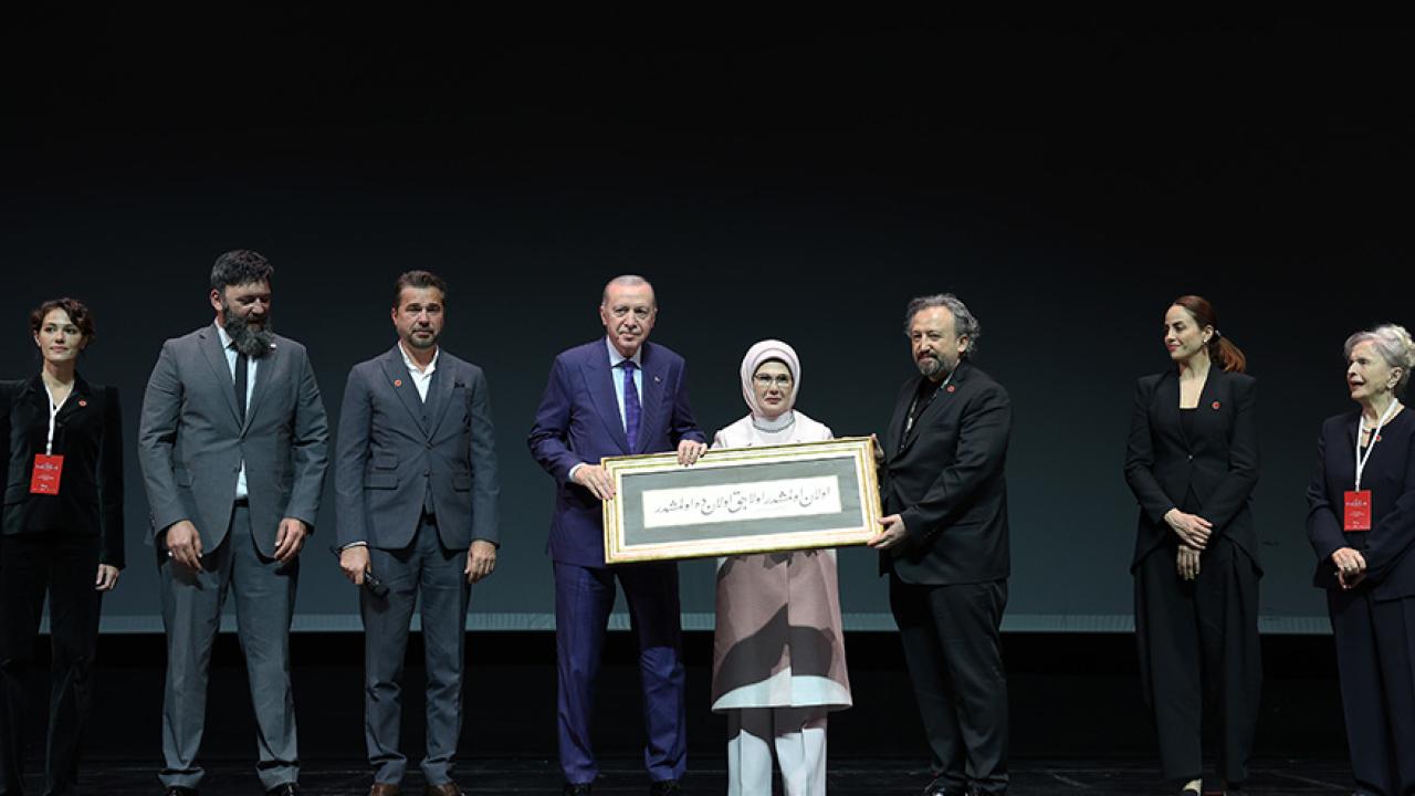 Cumhurbaşkanı Erdoğan İstanbul’da film galasına katıldı