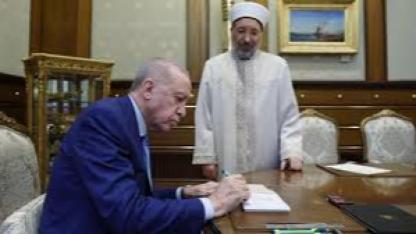 Cumhurbaşkanı Erdoğan, Türkiye Diyanet Vakfına kurban bağışında bulundu