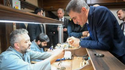 Erzurum’da "Sanatın diliyle değerlerimiz" sergisi açıldı