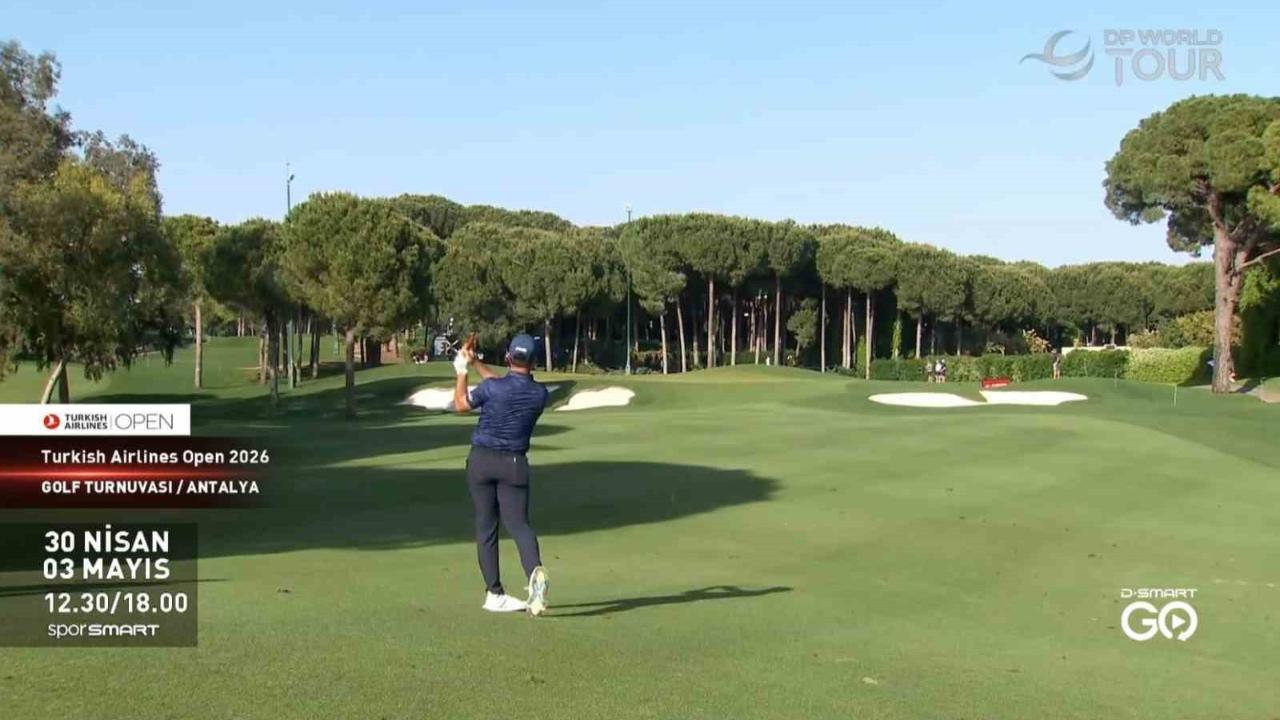 Golfün yıldızları Antalya’da