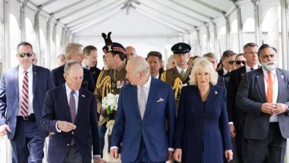 İngiltere Kralı III. Charles 11 Eylül Anıtı’nı ziyaret etti