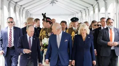 İngiltere Kralı III. Charles 11 Eylül Anıtı’nı ziyaret etti