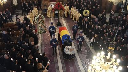 Mircea Lucescu son yolculuğuna uğurlandı