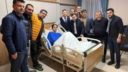 Orbanic’e moral ziyareti, Yakup Kırtay’a 100. maç tebriği