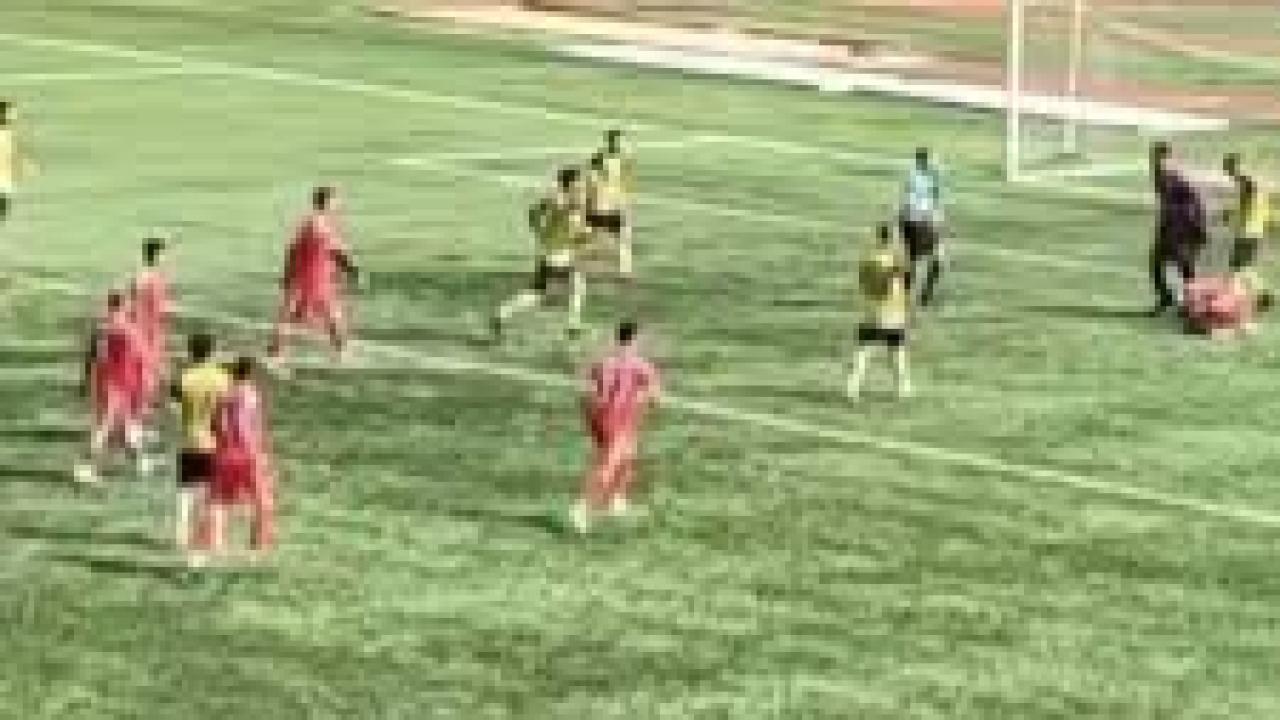 Penaltı sonrası çıkan kavgada futbolcu tutuklandı