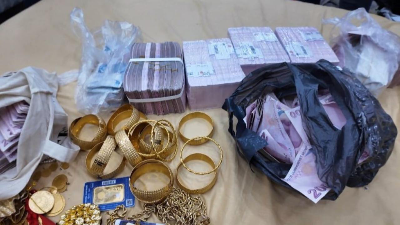 Tefecilere şafak operasyonu: Evden servet çıktı