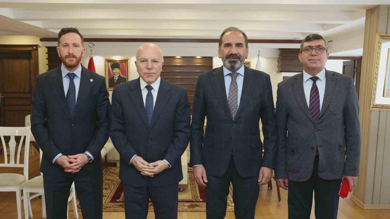 TFF Başkan Vekili Otyakmaz’dan Başkan Mehmet Sekmen’e ziyaret