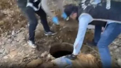 Toprak altında binlerce silah parçası ele geçirildi