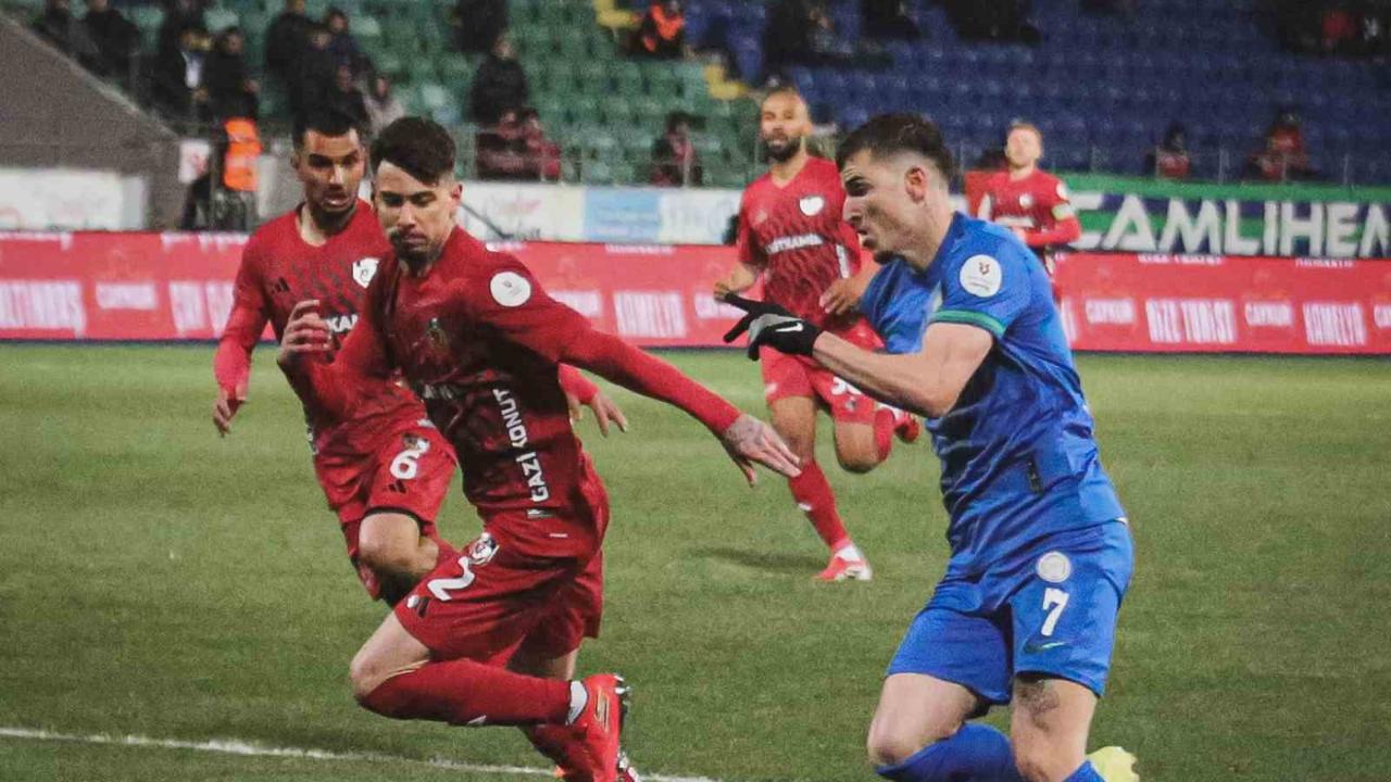 Trendyol Süper Lig: Çaykur Rizespor: 2 - Gaziantep FK: 1 (Maç sonucu)