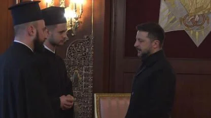 Ukrayna Devlet Başkanı Zelenskiy’den Rum Patrikhanesi’ne ziyaret