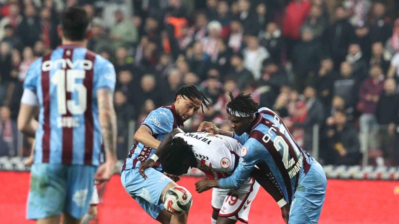 Ziraat Türkiye Kupası: Samsunspor: 0 - Trabzonspor: 0 (Maç sonucu)