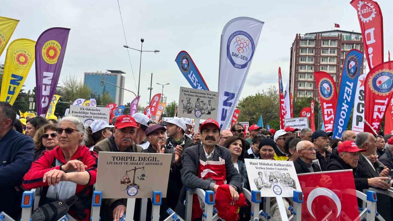 Ankara’da emekçiler 1 Mayıs’ı kutladı