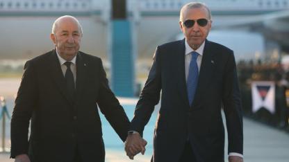 Cumhurbaşkanı Erdoğan, Cezayir Cumhurbaşkanı Tebbun’u karşıladı