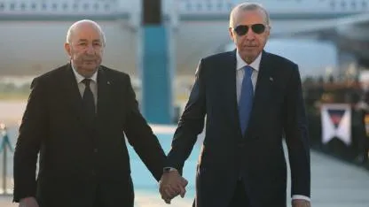 Cumhurbaşkanı Erdoğan, Cezayir Cumhurbaşkanı Tebbun’u karşıladı