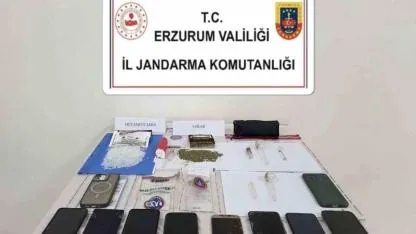 Erzurum’da uyuşturucu operasyonu; 7 kişi tutuklandı