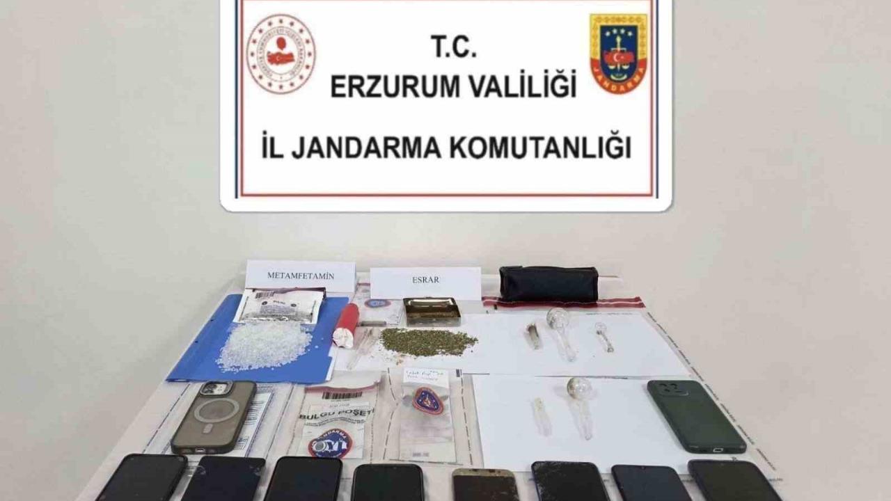 Erzurum’da uyuşturucu operasyonu; 7 kişi tutuklandı