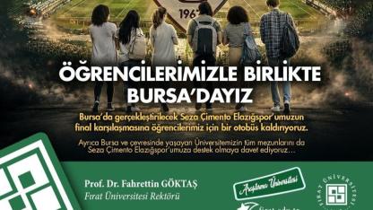 Fırat Üniversitesi Bursa’ya otobüs kaldıracak