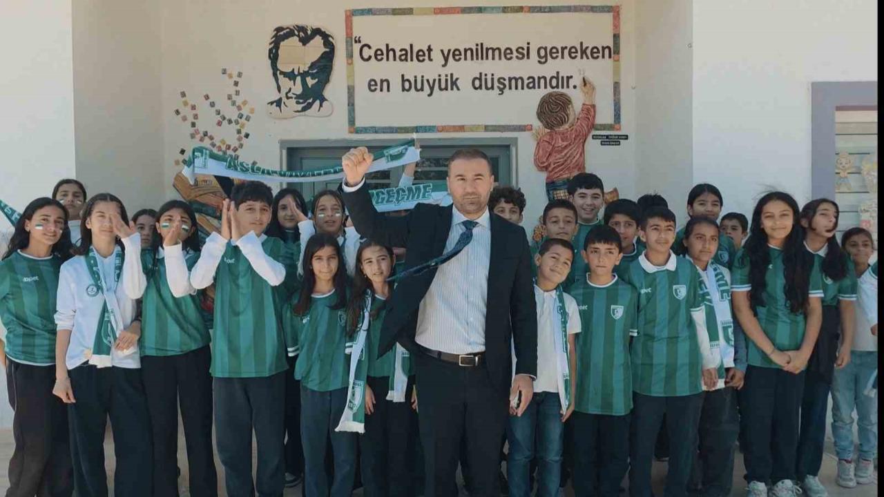 Okullarda Bodrum FK coşkusu yaşandı