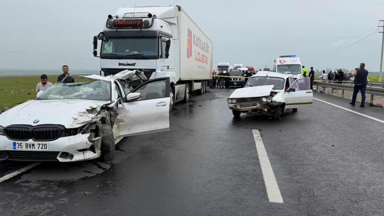 Siverek’te zincirleme trafik kazası: 2 ölü, 2 yaralı