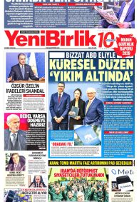 Yeni Birlik Gazete Manşeti